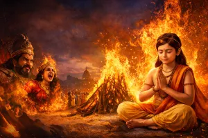 होलिका दहन की अद्भुत कथा जानें क्यों हर साल जलती है होलिका और कैसे भक्ति ने अहंकार को हराया