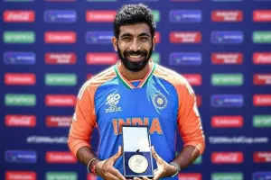 अहमदाबाद में बुमराह का जलवा टी20 वर्ल्ड कप 2026 फाइनल में 4 विकेट लेकर बने प्लेयर ऑफ द मैच