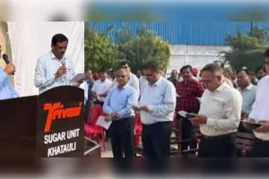 खतौली के त्रिवेणी शुगर मिल में राष्ट्रीय सुरक्षा सप्ताह शुरू,का आगाज, कर्मचारियों ने ली सुरक्षा की शपथ