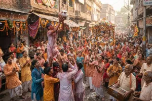 जलालाबाद में कृष्ण जन्माष्टमी पर धूमधाम से निकली भव्य संकीर्तन शोभायात्रा, भजनों पर झूमे श्रद्धालु