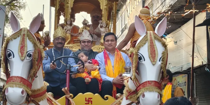 मुजफ्फरनगर में शांतिनाथ दिगंबर जैन पंचायती मंदिर की भव्य वार्षिक रथयात्रा महोत्सव धूमधाम से संपन्न