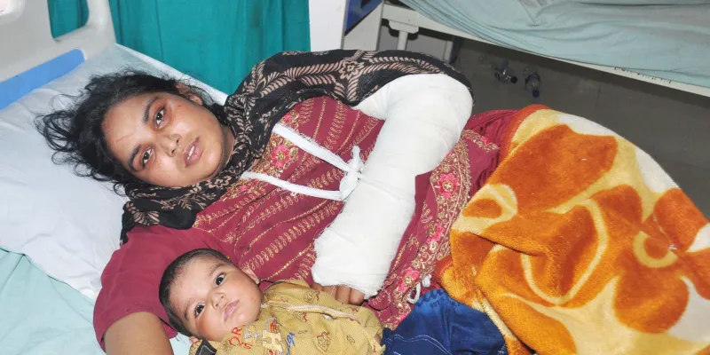 शामली: ससुराल पक्ष ने विवाहिता को कमरे में बंद कर पीटा, एक हाथ की हड्डी टूटी