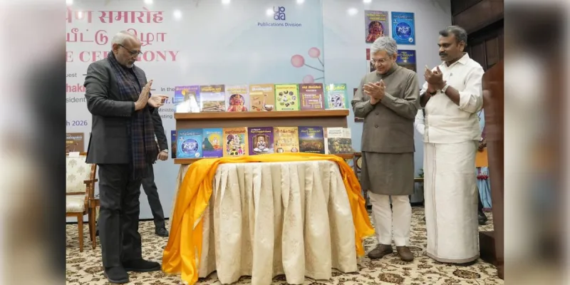 उपराष्ट्रपति राधाकृष्णन ने किया तमिल विरासत और सभ्यतागत गौरव पर आधारित 16 पुस्तकों का विमोचन