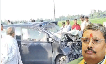 मऊ में दर्दनाक सड़क हादसा: कुलपति हरेराम तिवारी और उनकी पत्नी की मौत, खुद चला रहे थे कार