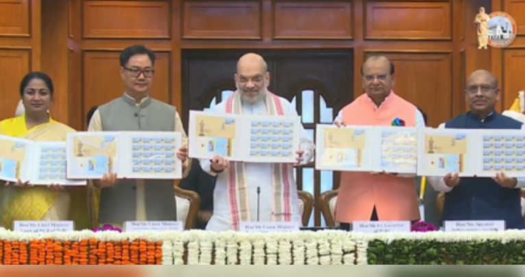 विट्ठलभाई पटेल के शताब्दी समारोह में केंद्रीय गृहमंत्री अमित शाह ने जारी किया विशेष डाक टिकट