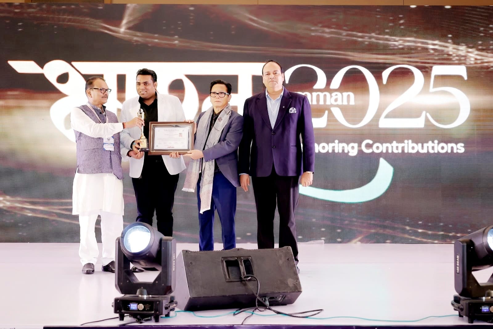 डॉ. मोहम्मद आज़म खान को भारत सम्मान 2025 से नवाजा गया, सामाजिक सेवा में उत्कृष्ट योगदान के लिए
