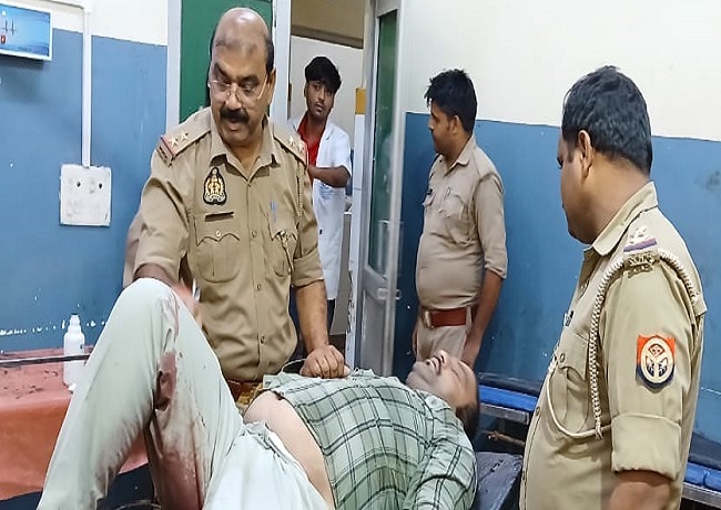 बांदा में मुठभेड़ के बाद ईरानी गैंग के दो बदमाश गिरफ्तार, फर्जी पुलिस ID और हथियार बरामद