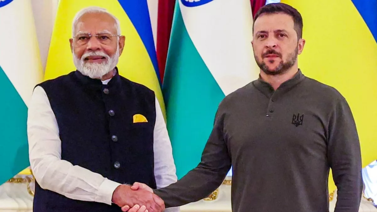 यूक्रेन संघर्ष पर पीएम मोदी की जेलेंस्की से हुई बातचीत, शांतिपूर्ण समाधान पर दिया जोर