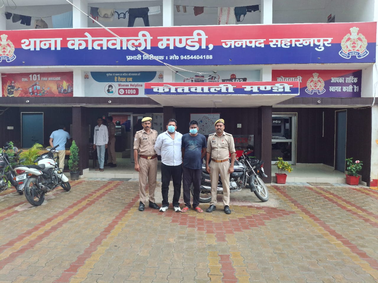 सहारनपुर में हत्या के आरोपी गोपाल और मोहित को पुलिस ने किया गिरफ्तार