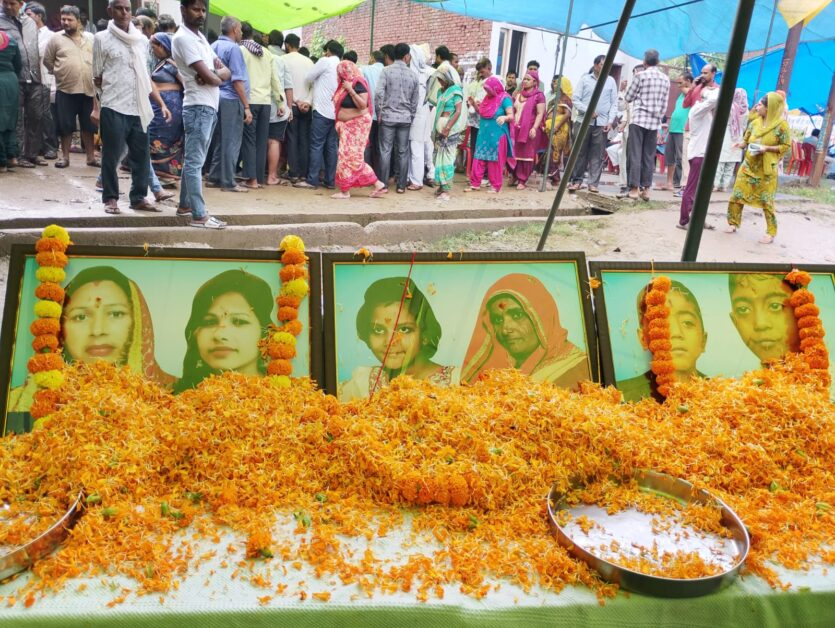 वैष्णो देवी हादसा में मुजफ्फरनगर के रामपुरी के छह श्रद्धालुओं की मौत पर शोकसभा, नेताओं ने की मदद की घोषणा