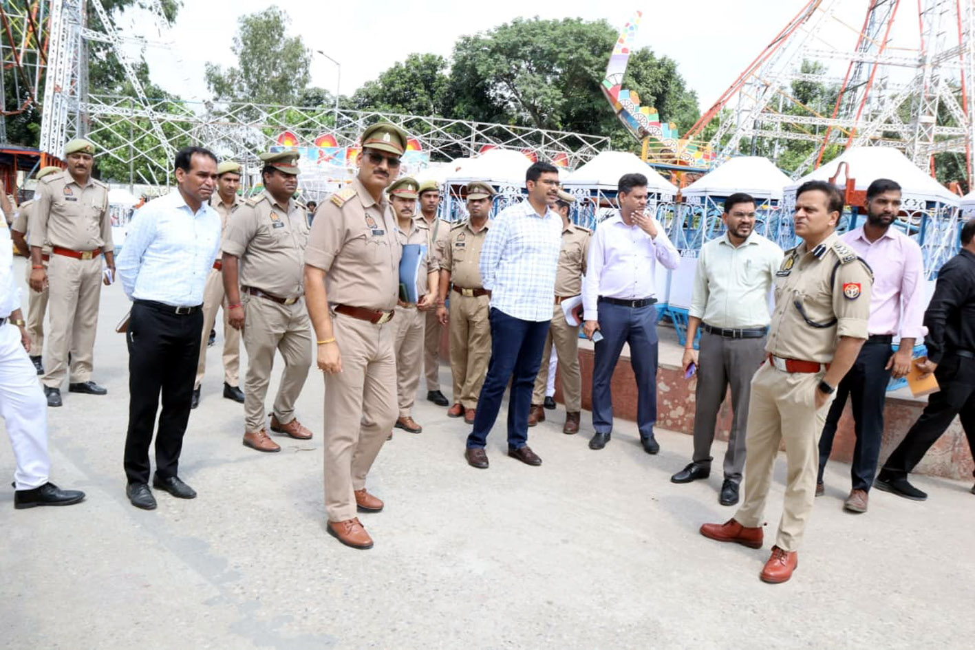 सहारनपुर में गुघाल मेला तैयारियों का डीएम व एसएसपी ने किया निरीक्षण, दिए सख्त निर्देश