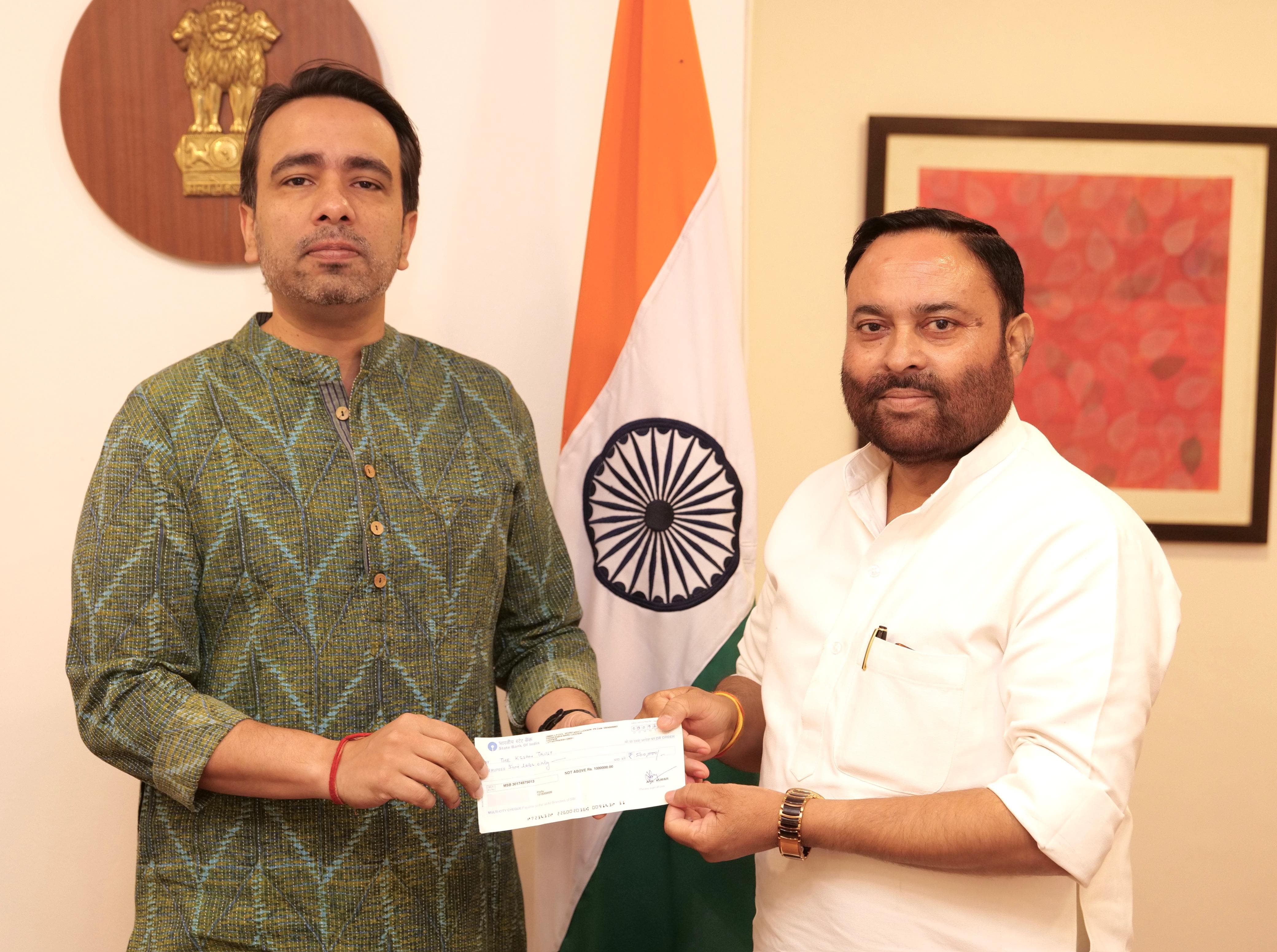 रालोद के मंत्री ने पंजाब बाढ़ पीड़ितों के लिए दिया एक माह का वेतन, जयंत चौधरी के निर्देश पर उठाया कदम