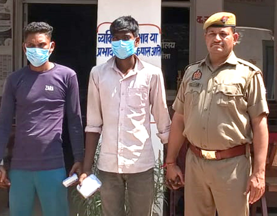 सहारनपुर: शनिधाम मंदिर में चोरी करने वाले दो शातिर चोर गिरफ्तार, नशे की लत में करते थे वारदात