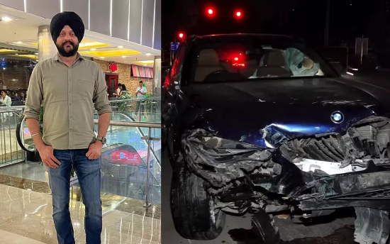 दिल्ली में BMW से हादसे में वरिष्ठ अधिकारी की मौत, पत्नी घायल, अस्पताल पहुंचाने को लेकर उठा विवाद