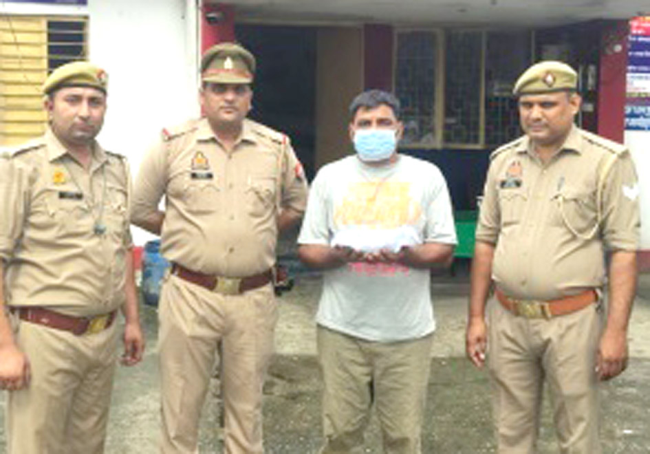 सहारनपुर में नशा तस्कर गिरफ्तार, 540 ग्राम चरस बरामद
