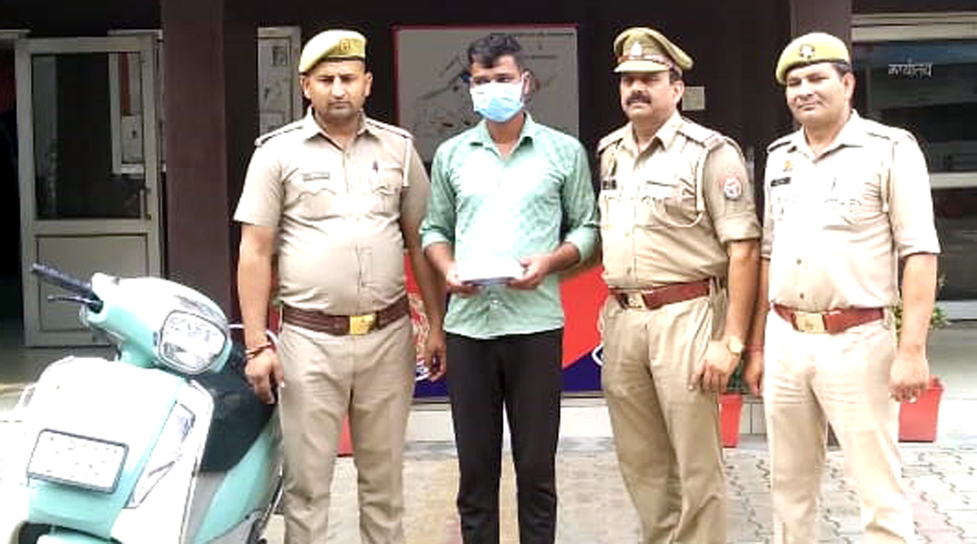 सहारनपुर पुलिस ने 20 लाख की अवैध स्मैक के साथ नशा तस्कर नौशाद को किया गिरफ्तार