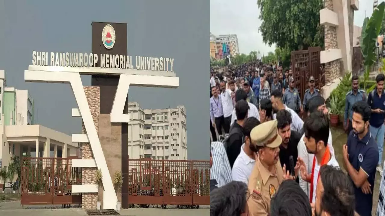बाराबंकी में रामस्वरूप यूनिवर्सिटी पर बुलडोजर की कार्रवाई,  पुलिस ने ABVP छात्रों को दौड़ा-दौड़ाकर यहीं पीटा था