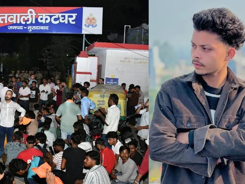 मुरादाबाद में बजरंग दल कार्यकर्ता की गोली मारकर हत्या, थाने पर प्रदर्शन