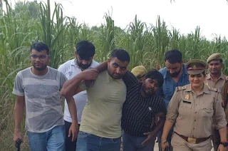 मुजफ्फरनगर में महिला की हत्या करने वाला आरोपी मुठभेड़ में गिरफ्तार, पुलिस की तेज कार्रवाई