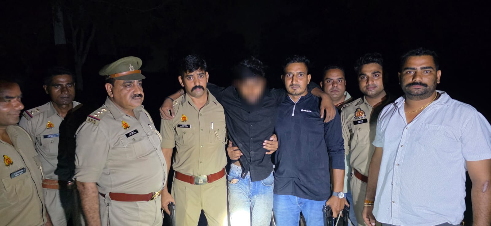 बागपत में बहन का सुहाग उजाड़ने वाला 25 हजार का इनामिया मुठभेड़ में गिरफ्तार