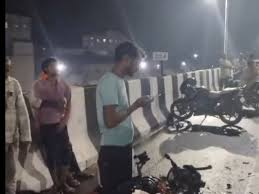 मेरठ-करनाल हाईवे पर अज्ञात वाहन की टक्कर से दो युवकों की मौत, दो गंभीर घायल