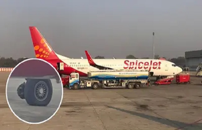 स्पाइसजेट विमान की मुंबई एयरपोर्ट पर आपातकालीन लैंडिंग, टेकऑफ के दौरान छूटा पहिया