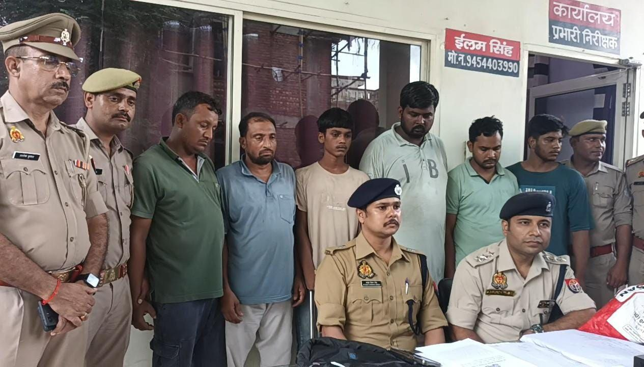 मेरठ में अवैध टेलीफोन एक्सचेंज का भंडाफोड़, छह आरोपी गिरफ्तार