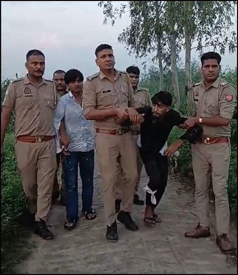 मेरठ में पुलिस मुठभेड़: डकैती के आरोपियों से एनकाउंटर, चार बदमाश घायल, पांच गिरफ्तार