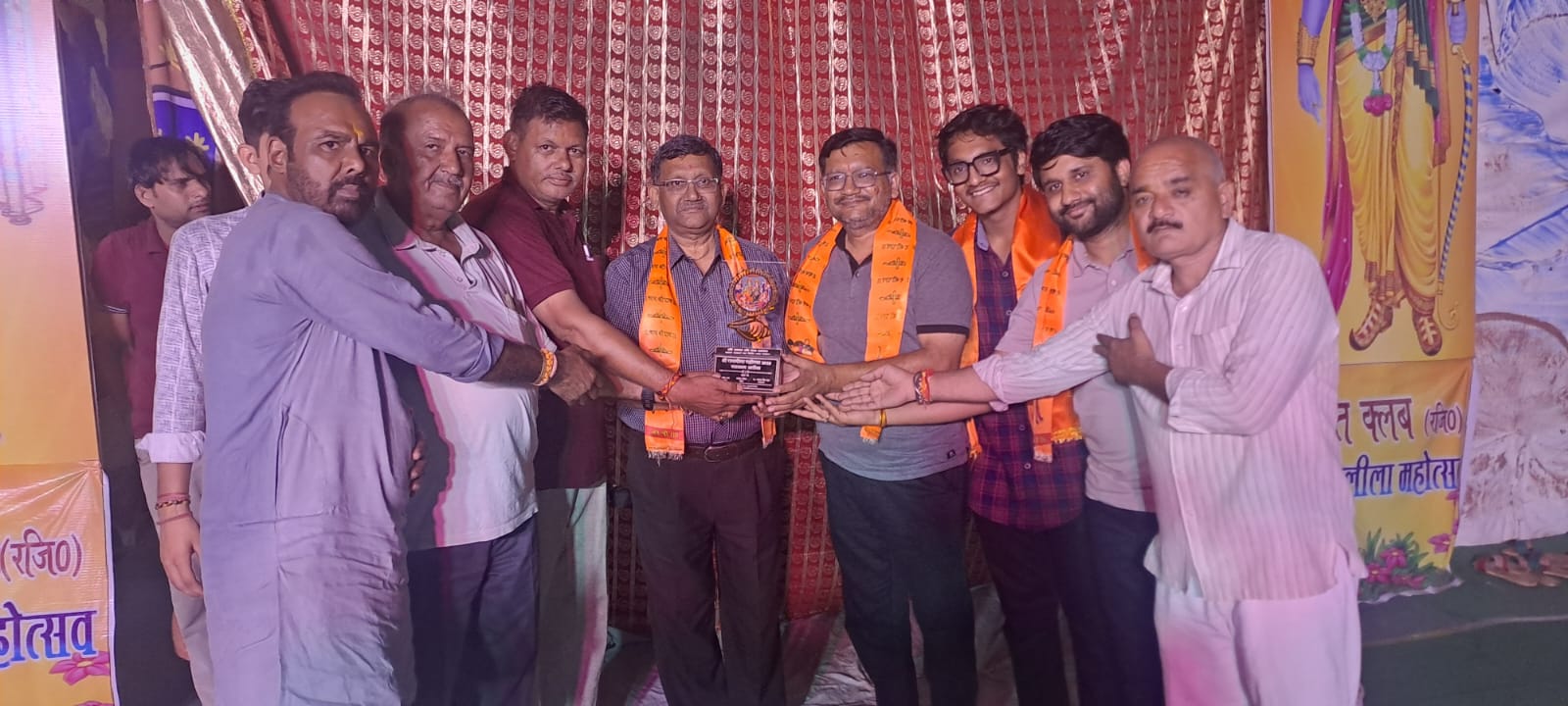 शक्ति क्लब इंदिरा कॉलोनी में रामलीला का भव्य मंचन, श्रवण लीला, निषाद लीला का हुआ सुंदर मंचन