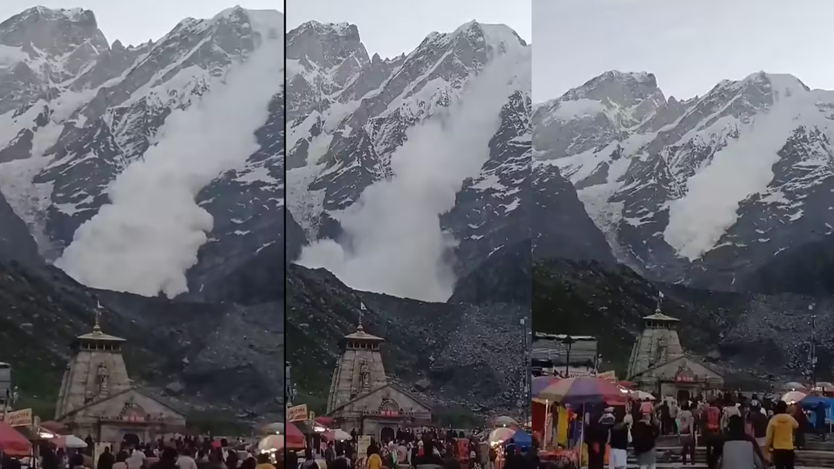 हिमालय में बर्फ का कहर! केदारनाथ से ऊपर चौराबाड़ी ग्लेशियर में भारी हिमस्खलन, दहशत में लोग