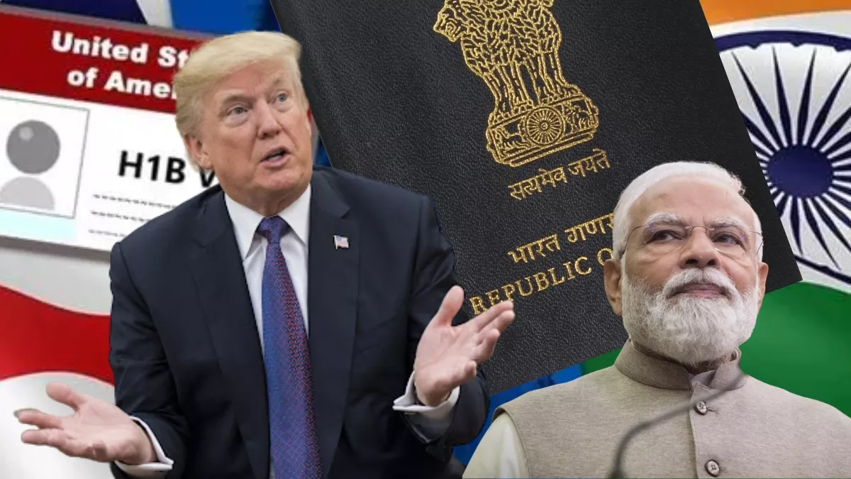 ट्रंप का H-1B वीजा आदेश मचा रहा हड़कंप: $100,000 फीस और भारत- अमेरिका में अफरा-तफरी