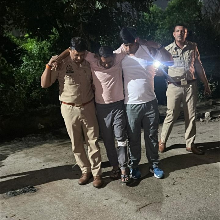 गाजियाबाद में मुठभेड़ के बाद कुख्यात स्नैचर गैंग गिरफ्तार, बड़ी लूट की साजिश नाकाम