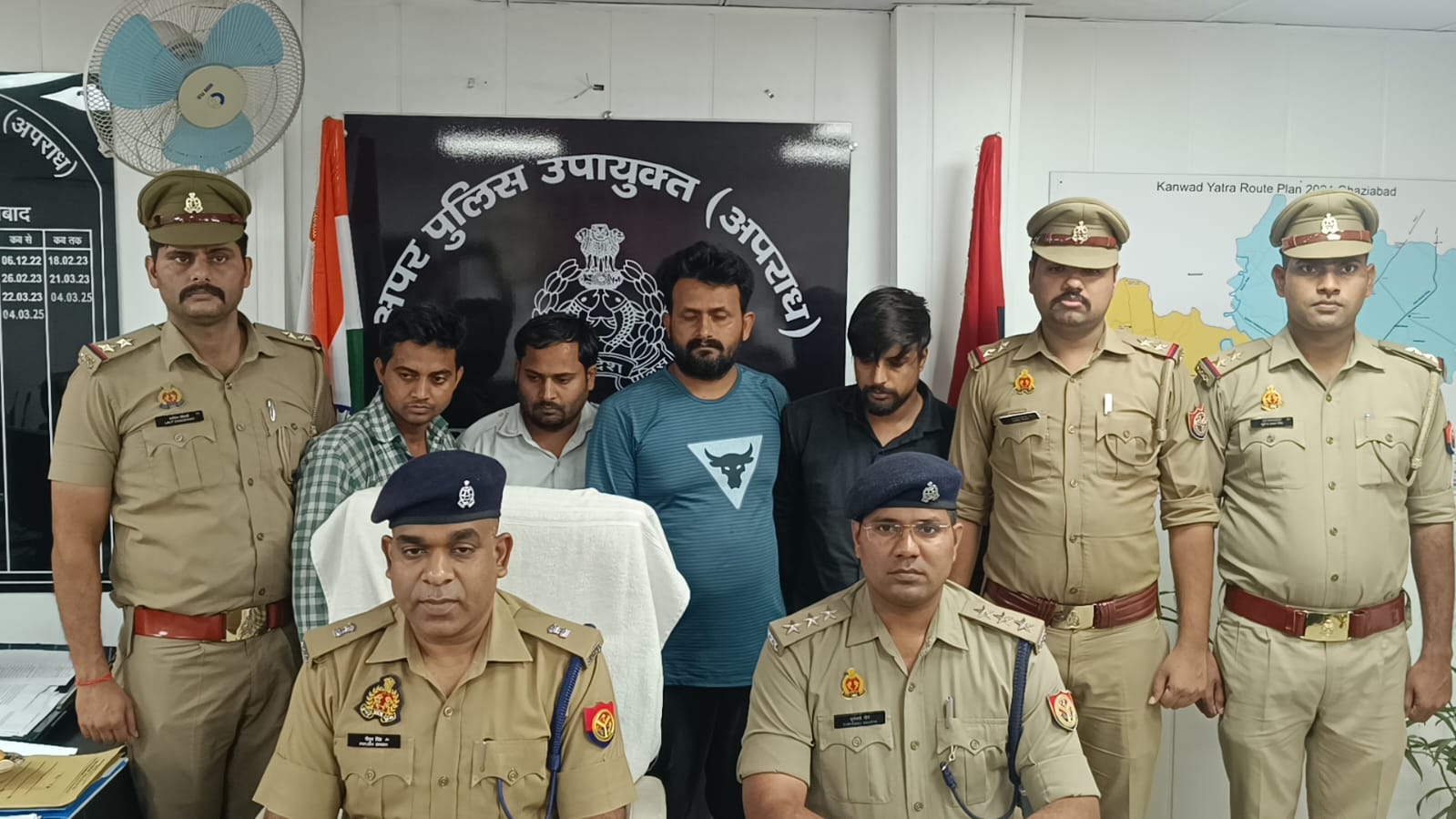 गैस एजेंसी और नौकरी दिलाने के नाम पर साइबर ठगी, गाजियाबाद पुलिस ने चार आरोपी पकड़े
