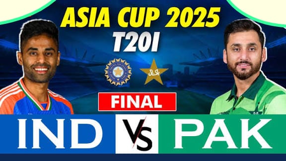 Asia Cup 2025 Final : पाकिस्तान की पारी 146 पर सिमटी, कुलदीप और बुमराह की घातक गेंदबाज़ी से भारत का पलड़ा भारी