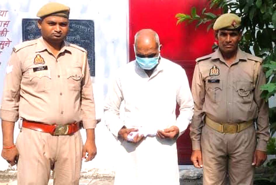 सहारनपुर में मुठभेड़ के बाद शातिर गौकश गिरफ्तार, जिंदा गाय बरामद