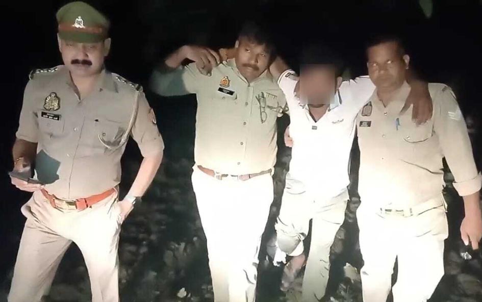 सहारनपुर में मुठभेड़ के दौरान हिस्ट्रीशीटर घायल, तमंचा और बाइक बरामद