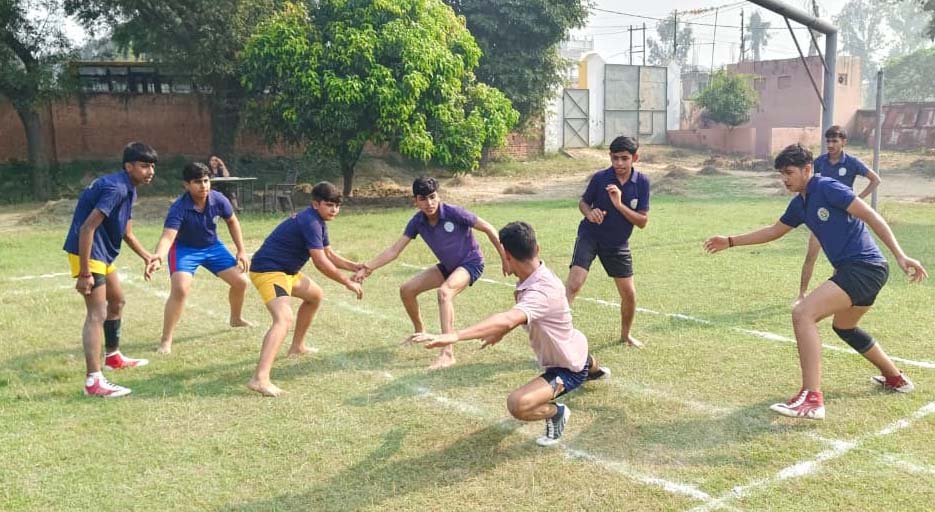 शामली के बीएसएम स्कूल में इंटर हाउस कबड्डी प्रतियोगिता में इनोवेटर हाउस ने मारी बाजी
