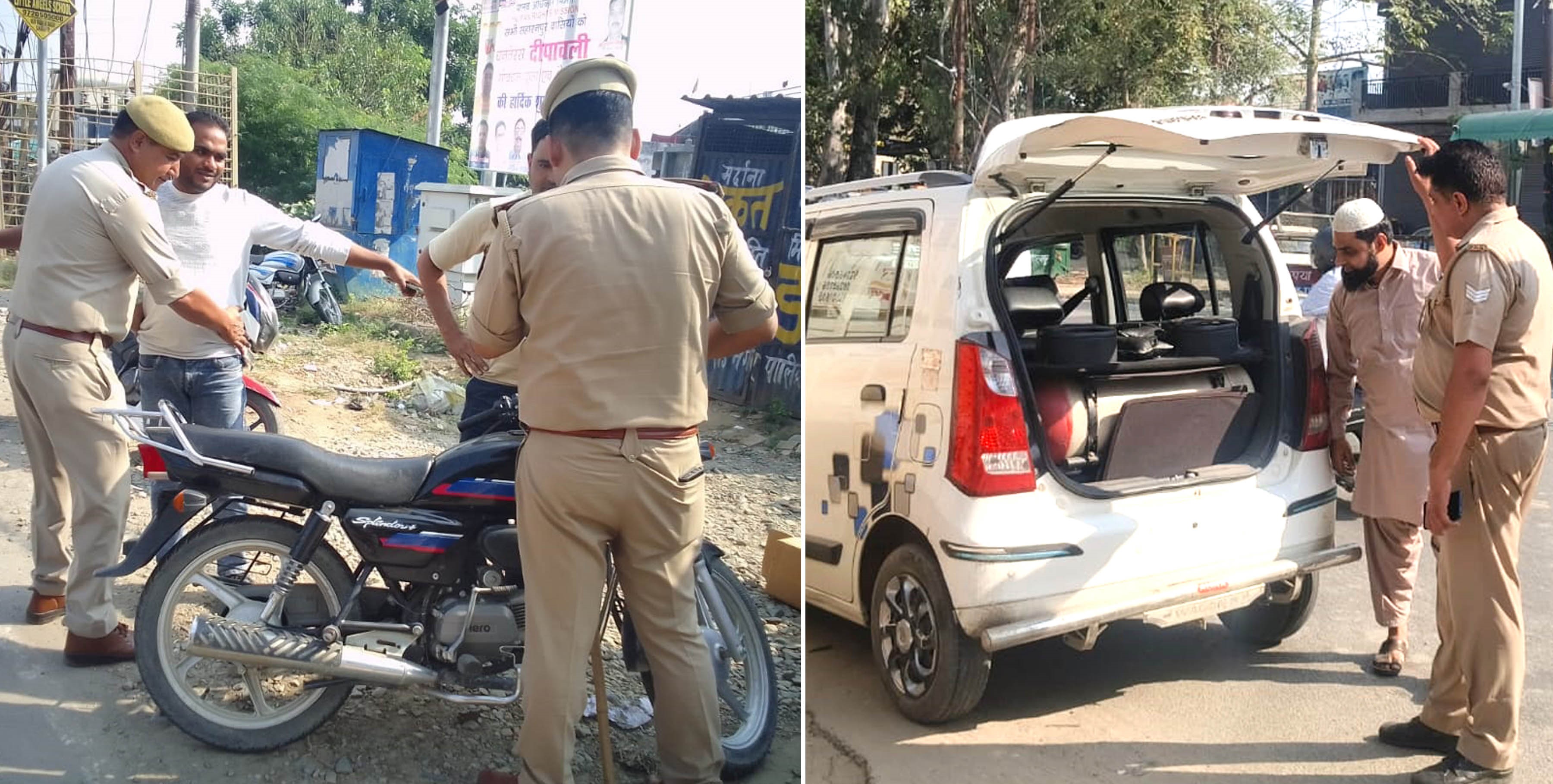 सहारनपुर पुलिस ने जिले की सीमाएं सील कर चलाया सघन चैकिंग अभियान, अपराध नियंत्रण में मिली मजबूती
