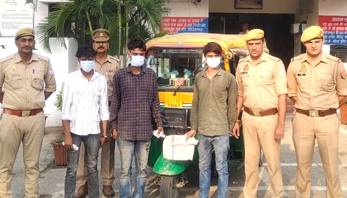 सहारनपुर: गागलहेड़ी पुलिस ने 14 घंटे में लूट का किया खुलासा, तीन शातिर लुटेरे गिरफ्तार