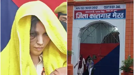 मेरठ की नीले ड्रम वाली मुस्कान को जेल में मिल गया नया 'भाई', भाई दूज पर लगवाया तिलक