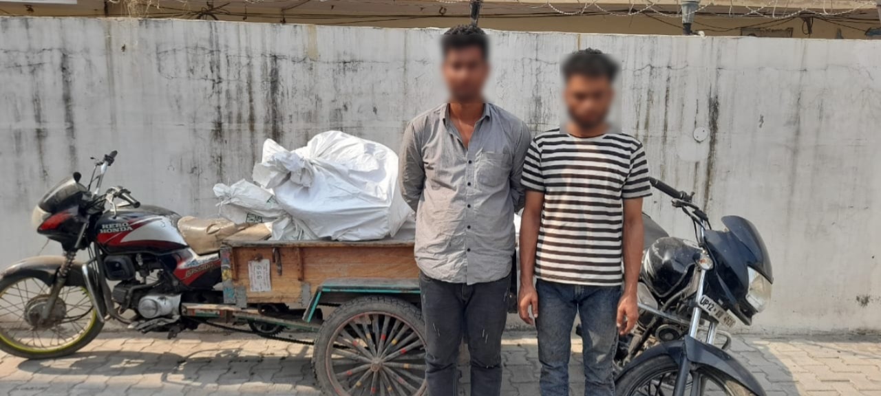 मुजफ्फरनगर में चोरी की मोटरसाइकिल के पुर्जों के साथ दो शातिर चोर दबोचे, पुरानी बाइक में लगाते थे पार्ट्स