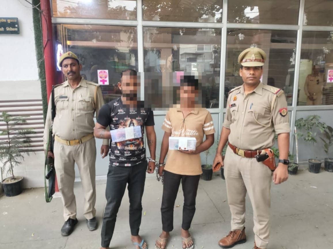 मुज़फ्फरनगर में 12 घंटे में चोरी का खुलासा, शत-प्रतिशत माल के साथ दो शातिर चोरों को दबोचा