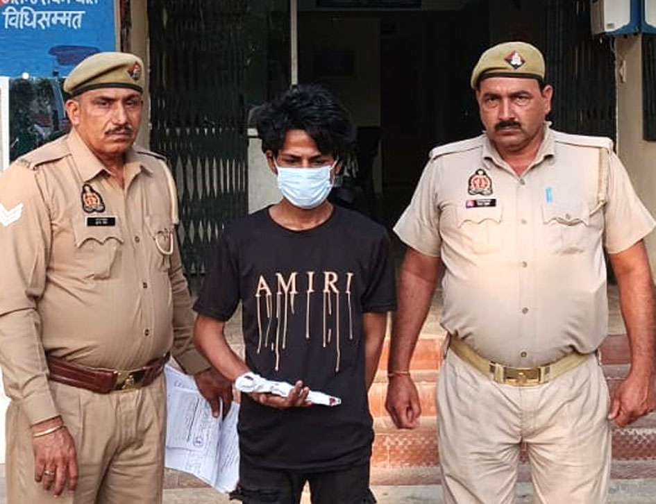 सहारनपुर: गागलहेड़ी पुलिस ने अवैध तमंचे और कारतूस के साथ शातिर अभियुक्त शाहबाज को दबोचा