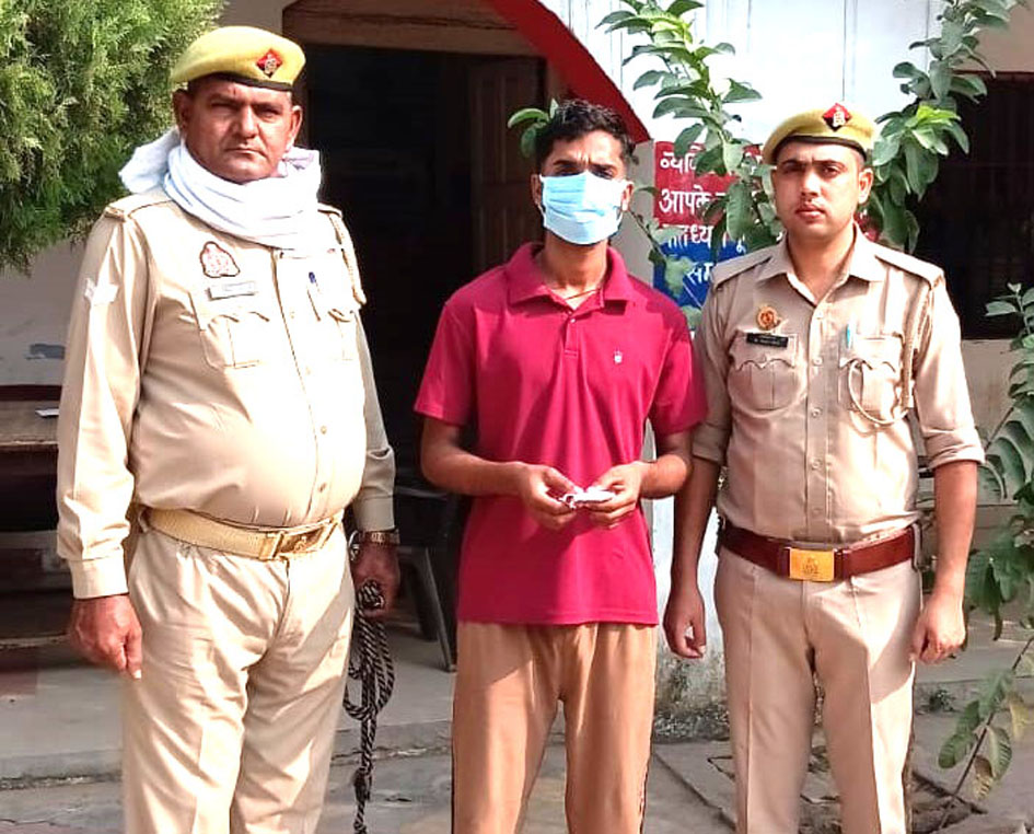 सहारनपुर: गंगोह पुलिस ने 15 ग्राम अवैध स्मैक के साथ नशा तस्कर सावेज को किया गिरफ्तार