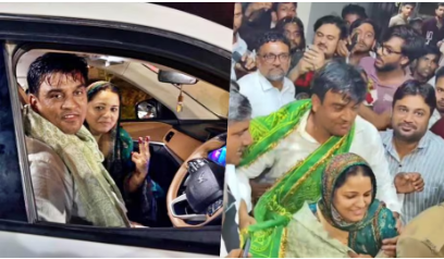 34 महीने बाद घर लौटे इरफान सोलंकी, समर्थकों ने आतिशबाजी कर किया स्वागत