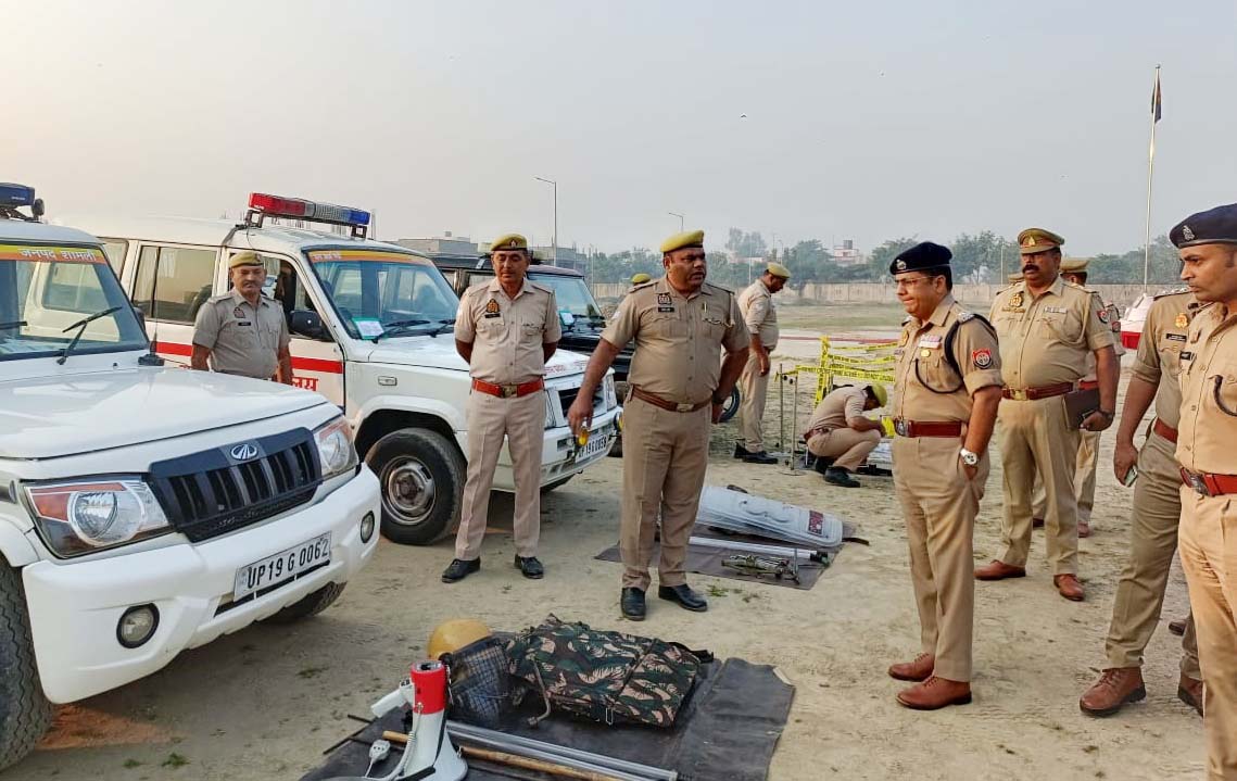 शामली पुलिस लाइन में एसपी एनपी सिंह ने किया साप्ताहिक परेड और प्रशिक्षण सुविधाओं का निरीक्षण