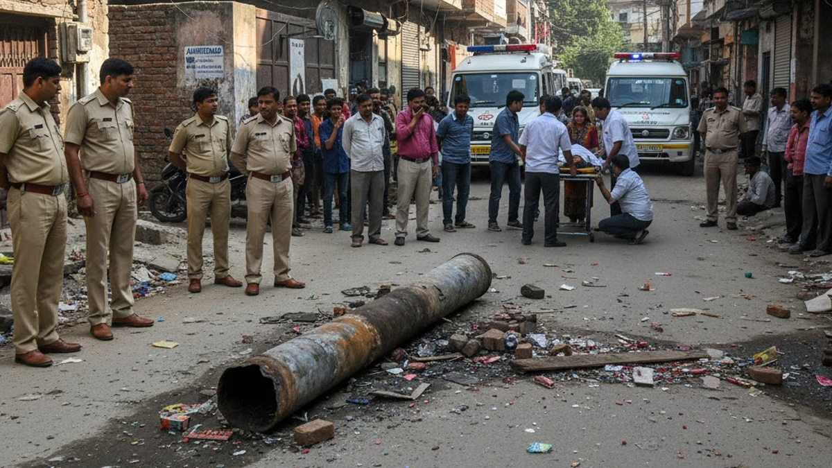 अहमदाबाद में दिवाली का जश्न बना मातम: लोहे की पाइप में भरे पटाखे से 16 वर्षीय छात्रा की दर्दनाक मौत