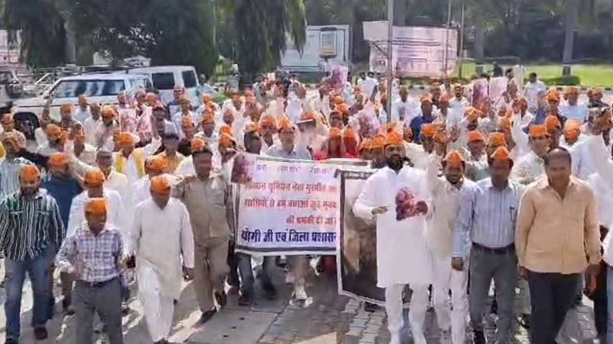 अमरोहा में सियासी टकराव: भाजपा कार्यकर्ताओं का भाकियू नेताओं के खिलाफ प्रदर्शन, परिवार पर साजिश का आरोप