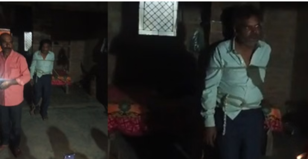 औरैया में युवक को ससुराल वालों ने खंभे से बांधा, वीडियो वायरल होने पर पुलिस हरकत में