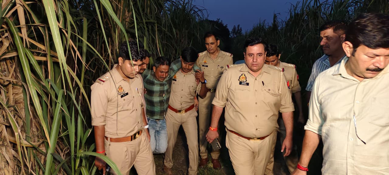 मुज़फ्फरनगर में 'ऑपरेशन क्लीन': पुलिस मुठभेड़ में ₹10 हजार का इनामी गोकश गिरफ्तार, पैर में लगी गोली